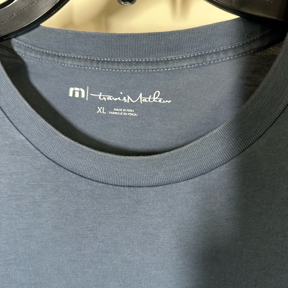 Travis Mathew Slate Blue T-Shirt - Picture 3 of 3